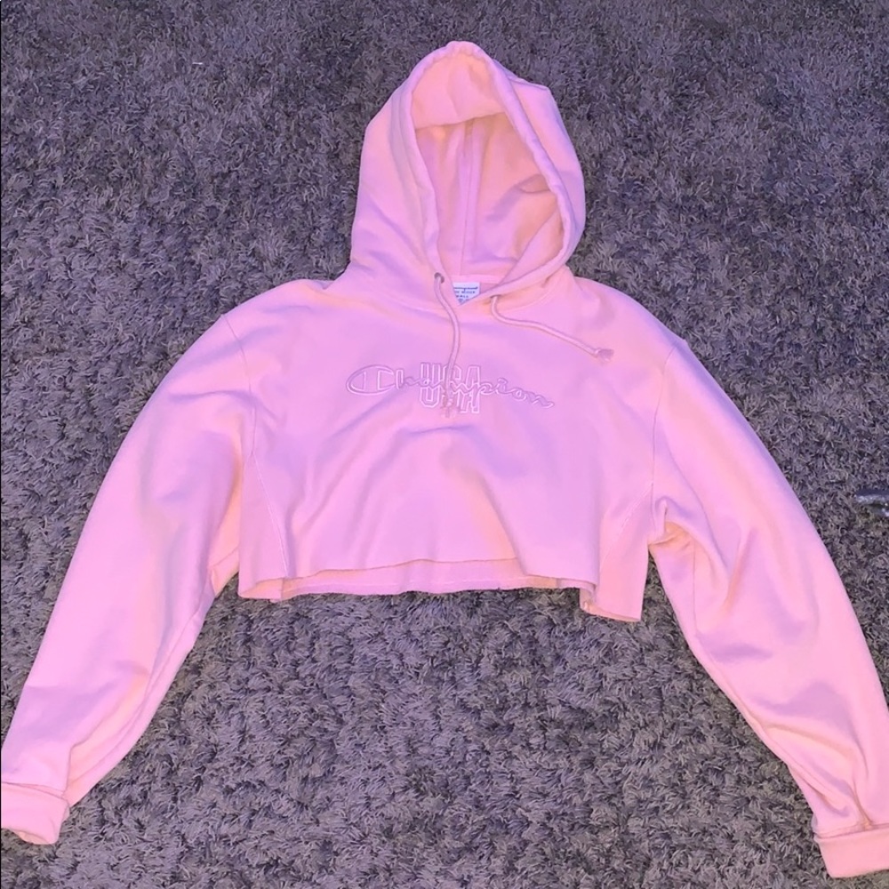 Champion cropped hoodie